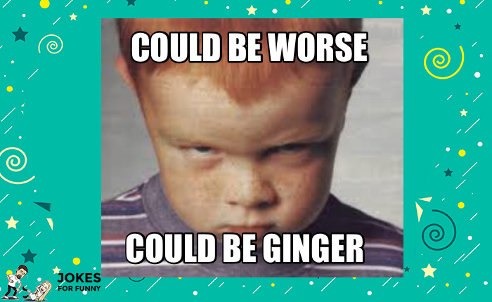 Ginger Readhead Jokes Ever Today Is The Funniest Day 